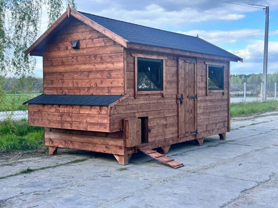 Kurnik 4.3x2  bardzo duży, solidny