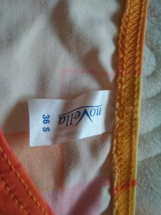 Strój kąpielowy dwuczęściowy r.36 Novella żółty pomarańcz