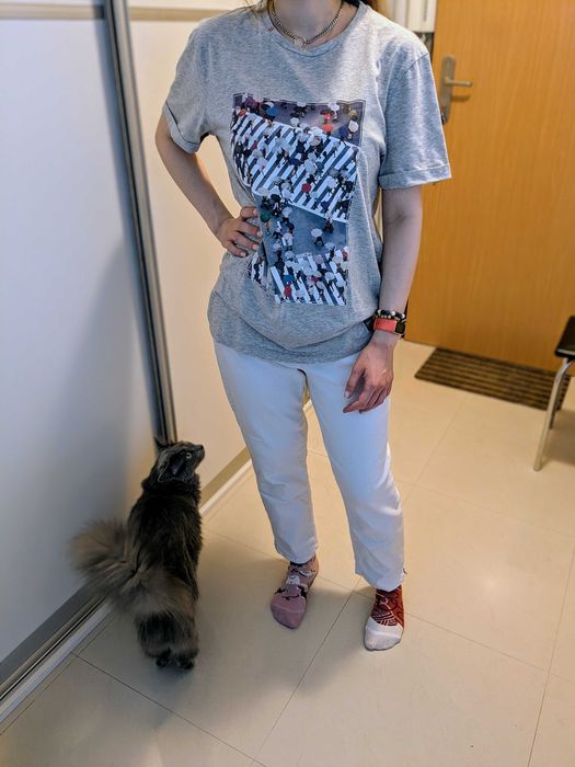 T-shirt / Szary / Męski / M / Baon
