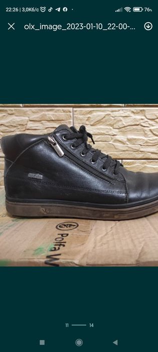 Чоловічі ботинки  зима