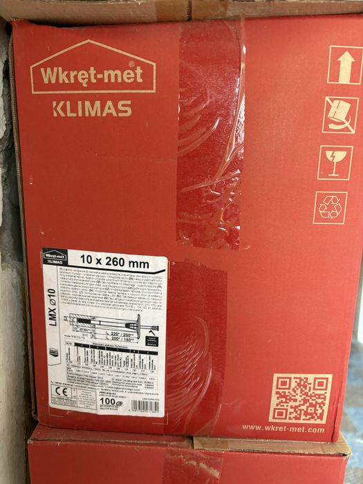 Kołki łączniki styropianu klimas 10x260