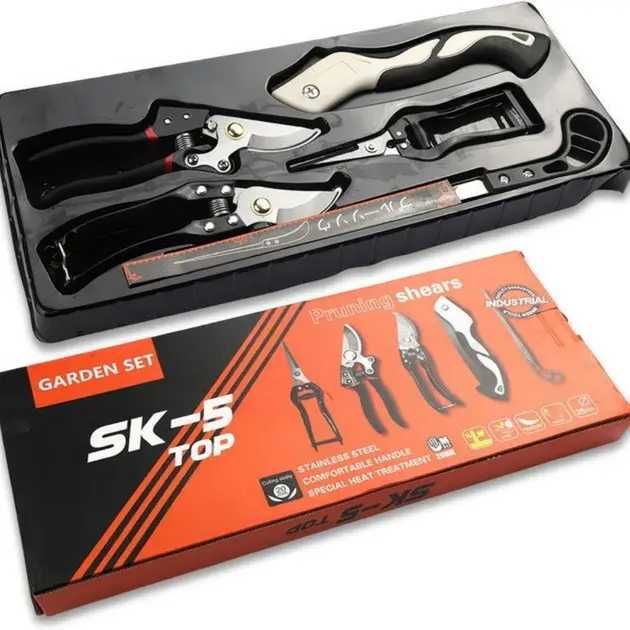 Набір садових інструментів Garden Set SK-5 Top (5 предметів) сталь SK5