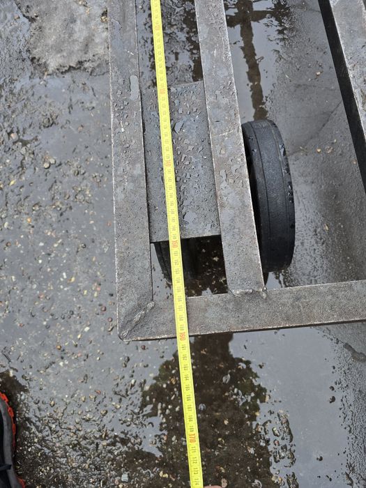 Wózek transportowy 4 kołowy solidny mocny 160x77cm