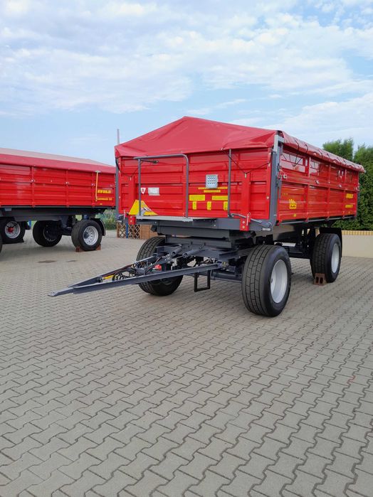 Przyczepa rolnicza IFA HL HW 8011 - 3 strony wywrot - 8 ton - Idealna