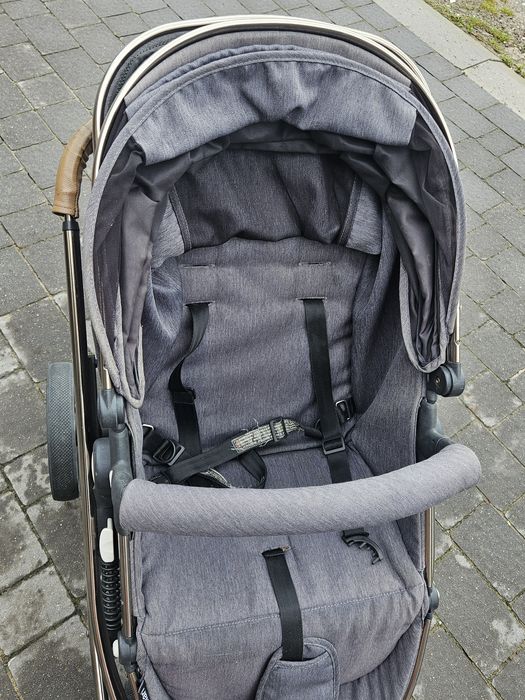 Wózek Lionelo 2w1 Mari Grafit plus dostawka dla starszaka