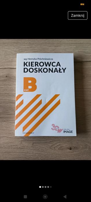 Książka "Kierowca doskonały kat. B" Henryka Próchniewicza