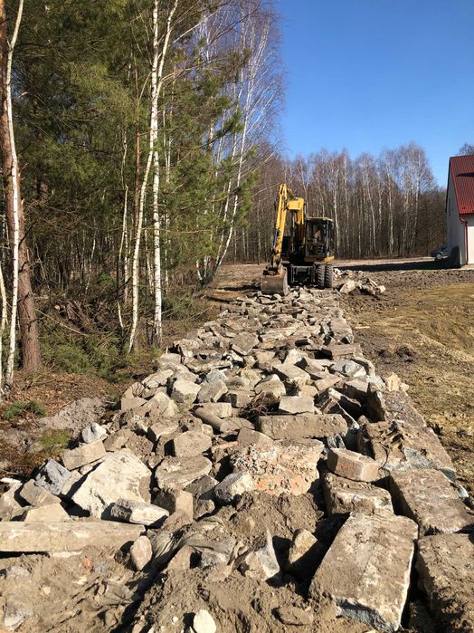 Usługi Koparką/Wywrotką/Prace ziemne/Kruszywa
