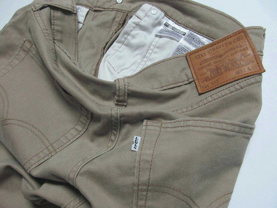 LEVIS 512 _ W32 L32 _ original _ slim _ spodnie pas 86cm