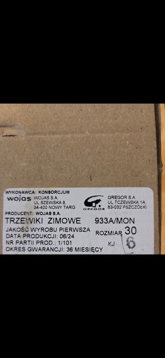 Buty zimowe wojskowe trzewiki