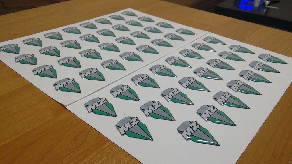 naklejki MZ Saxon Tour Fun Sportstar Roadstar 301 500R Silver Star