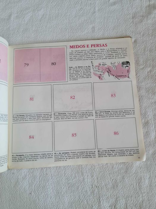 Caderneta Panini A História da Civilização