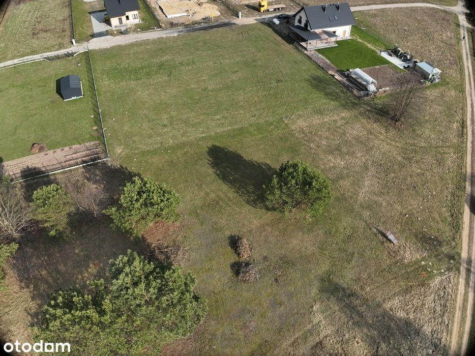 Działka budowlana 1157 m², MPZP, prąd i woda, Nowa Pogorzel pod Miński - Widok 2