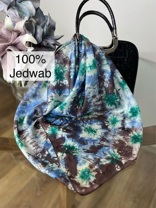 Apaszka jedwabna 100% jedwab 90x90 cm