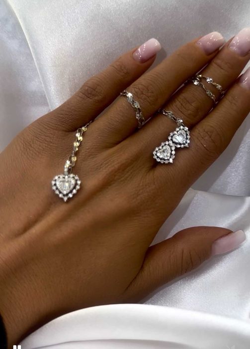 Kolczyki z diamentami Serce 0.54 CT