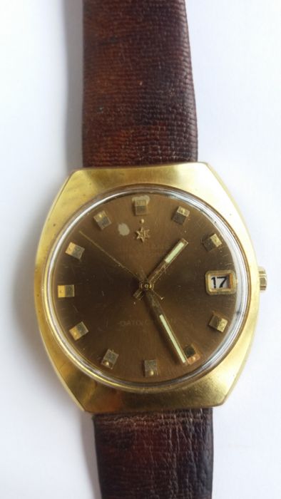 Zegarek Złoty Junghans Electronic Dato-Chron!