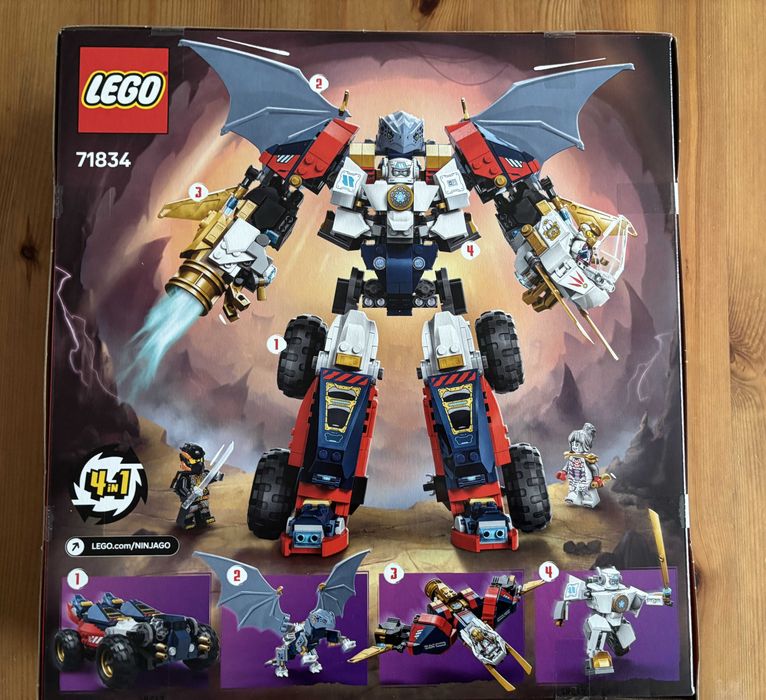 Lego – 71834 Ninjago Zane’s Ultra Combiner Mech (Novo e Selado)