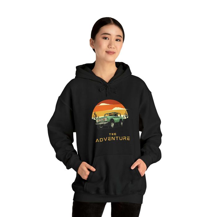 Hoodie Sweat The Adventure Jeep