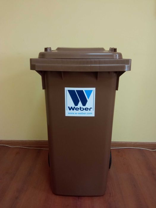 Мусорный бак,контейнер,бак сміттєвий,бак для сміття,бак 120л, WEBER