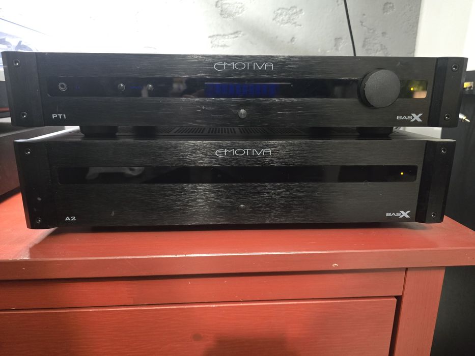 Końcówka mocy oraz przedwzmacniacz Emotiva basx A2/PT1 jak nowy