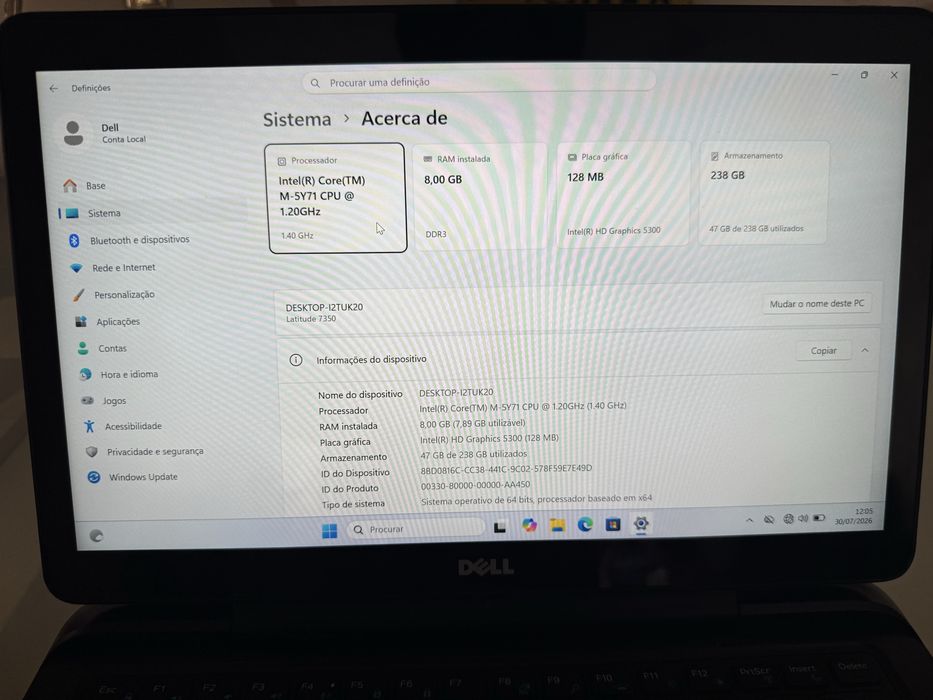 Dell latitude 7350