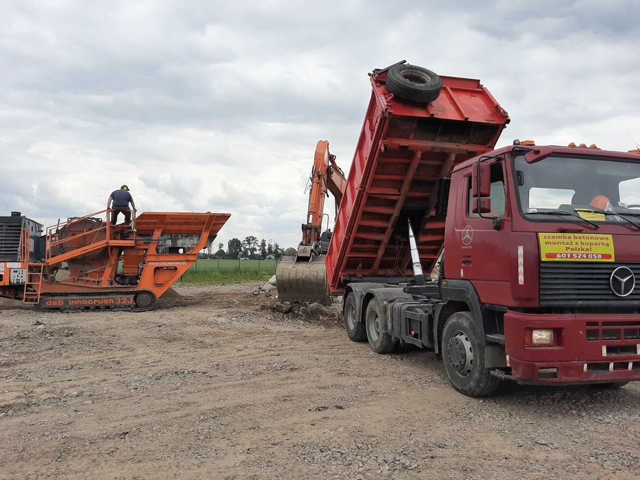 Usługi transportowe wywrotka wywrotkami wywrotki 6x4 8x6 PIACH PIASEK