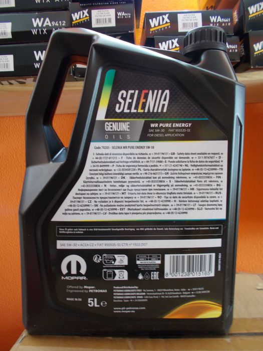 Selénia WR Pure Energy 5w-30 ( 5 Lt )