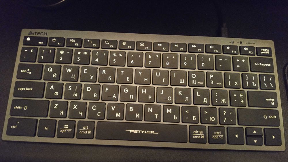 Клавиатура мини A4Tech FX-51 Fstyler • сост идеал