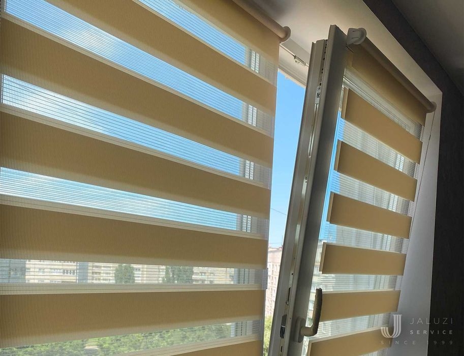 Рулонная штора со скидкой, Римские шторы, Жалюзи день ночь