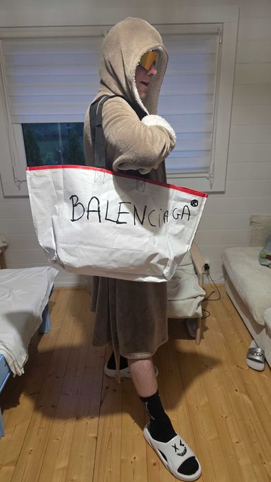 Torba shopper custom balenciaga by biedronka