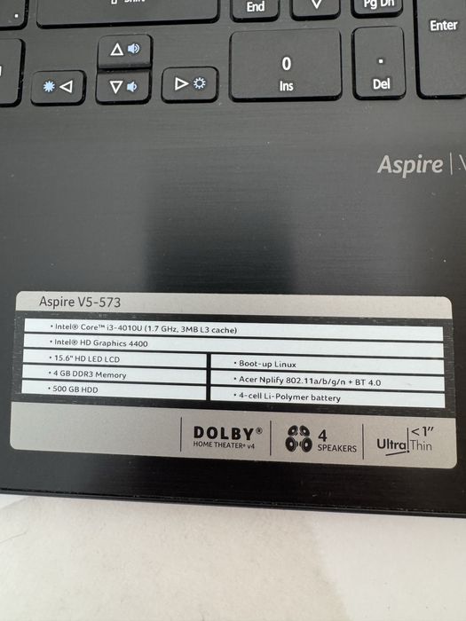 Ноутбук Acer V5 -573 I3 ,12GB