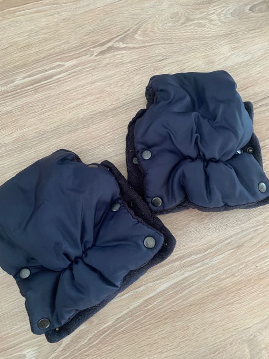 Кокон конверт в коляску + муфта рукавиці у візочок теплий зима