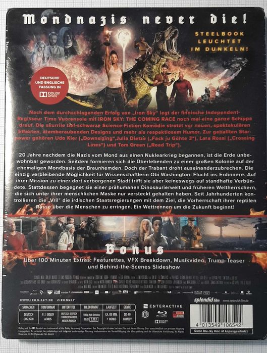 IRON SKY 2 Blu-Ray wer.ENG Steelbook nowy,od ręki