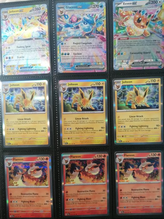 Cartas de Pokémon para troca