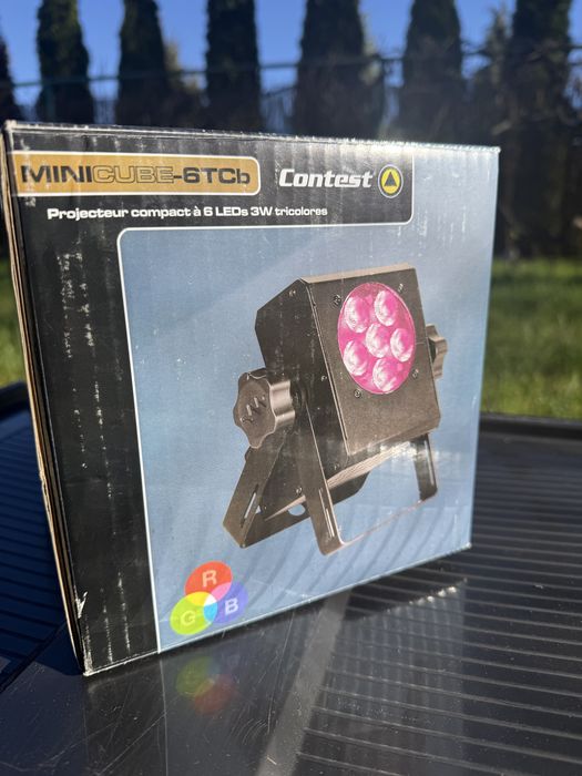 MINICUBE 6TCb par led pary światlo contest RGBW komplet 6 szt