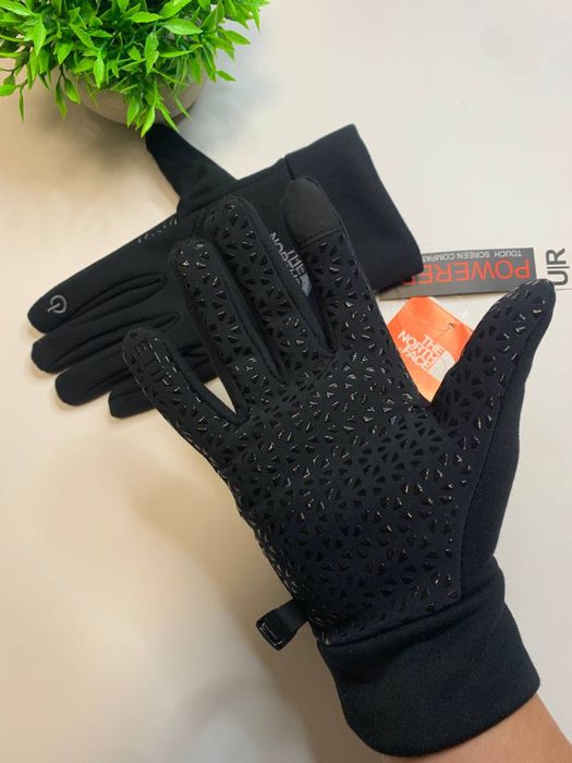Rękawiczki The North Face zimowe czarne dotykowe