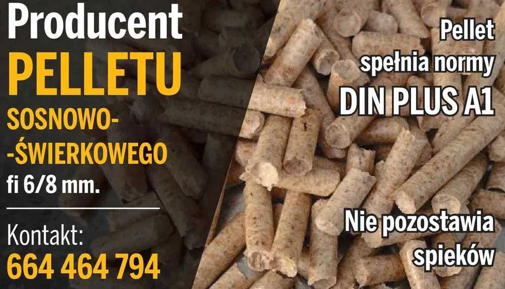 Pellet pelet drzewny 6mm 8mm PRODUCENT