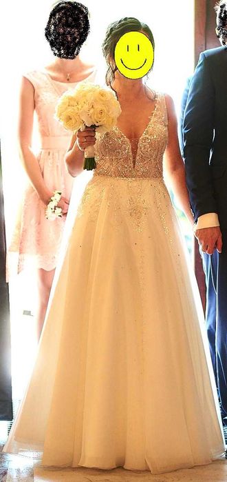 Suknia ślubna r. 36 (projekt Patrycji Pardyki)