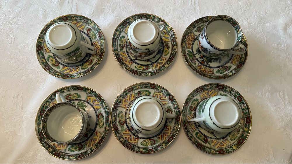 Servico de chavenas cafe vintage