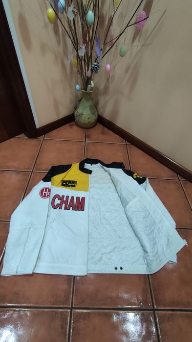 Casaco estilo motard vintage robusto