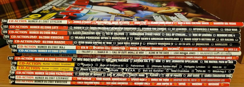 14 numerów cd-action z 2007
