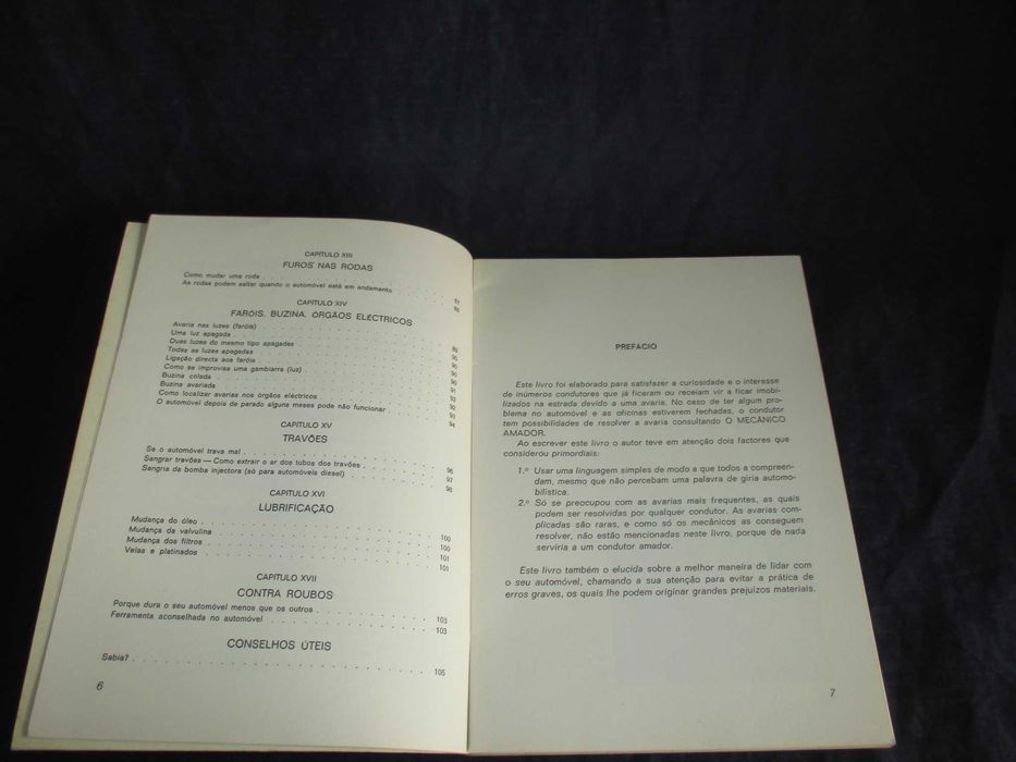 Livro O Mecânico Amador Joaquim Tomé Gabriel