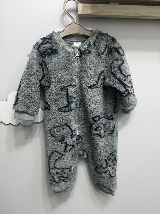 Теплый комбинезон Next , fleece zip 74р (6-9 месяцев)