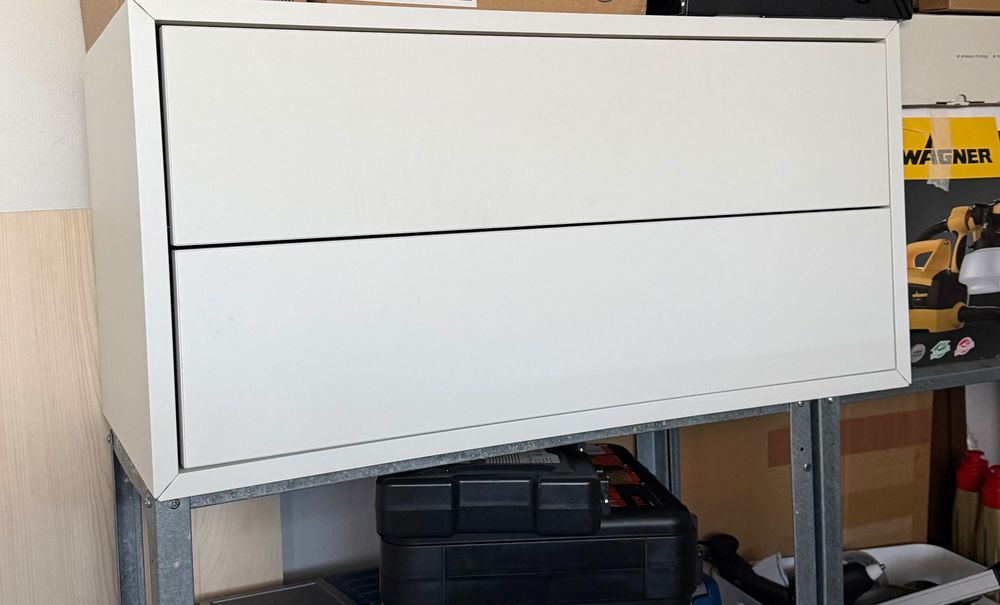 Móvel IKEA EKET Branco – 2 Gavetas