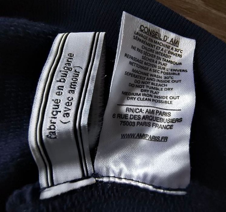 Світшот худі футболка Ami розмір S