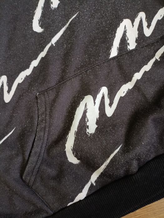 Bluza męska czarna z kapturem boohooMAN roz S