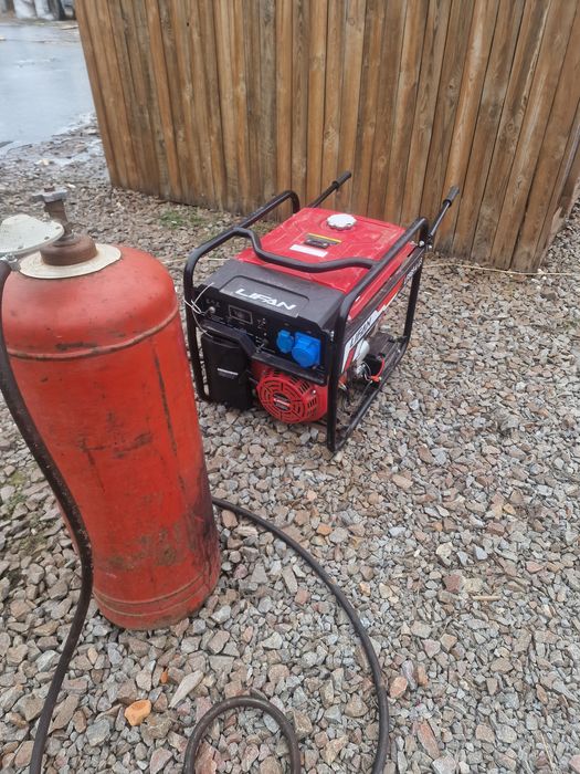 Генератор Lifan 5,5 квт, Газ-бензин.