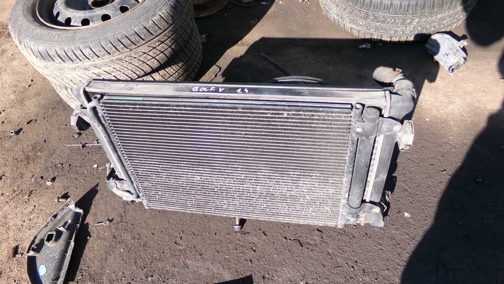 Lip66 Komplet chłodnic + wentylatory volkswagen golf 5 V 1.4 wysyłka
