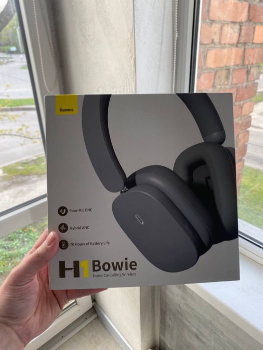 Baseus H1 Bowie • Беспроводные наушники с ANC • 70ч автономности • как новые
