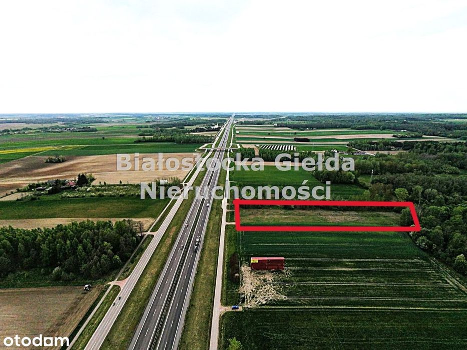 Działka Inwestycyjna 5600 m2 przy S8