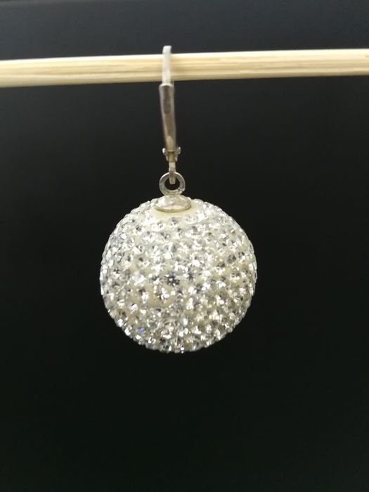 Komplet srebrny Swarovski